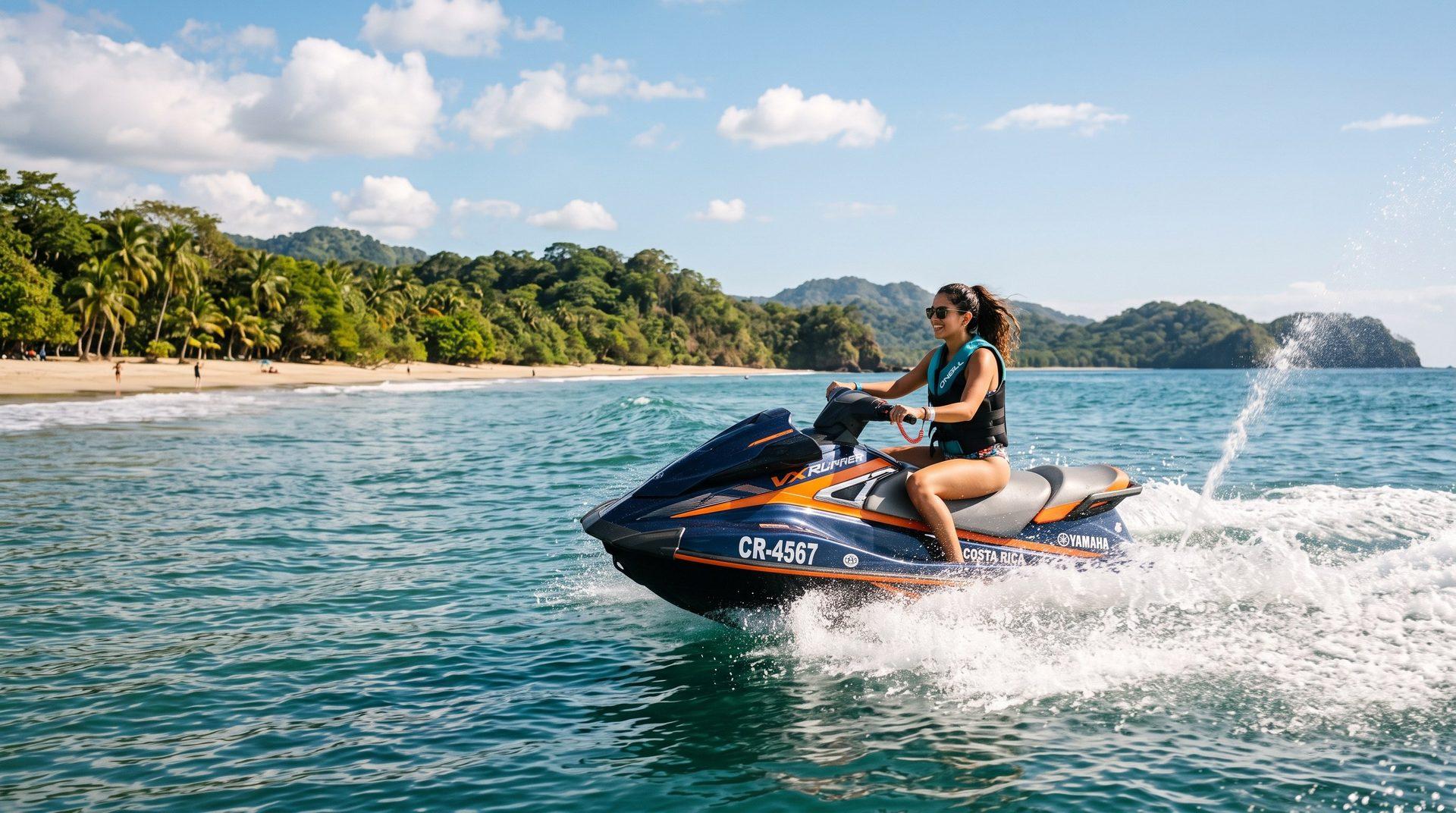 Jet Ski Adventure in Jacó — off-road enduro motorcycle tour with Ultimate Rides CR in Costa Rica